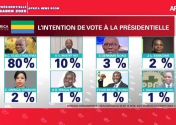 Présidentielle 2025 au Gabon : Oligui Nguema largement en tête selon un sondage Africametrics – Opinionway