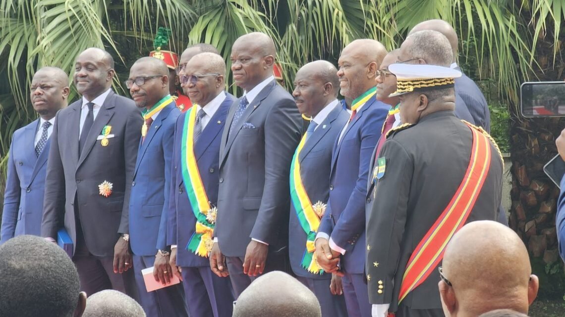 Brice Clotaire Oligui Nguema honore les artisans de la restructuration de la dette nationale