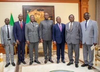 Coopération institutionnelle : le Professeur Djobo-Babakane Coulibaly reçu en audience au Palais Rénovation
