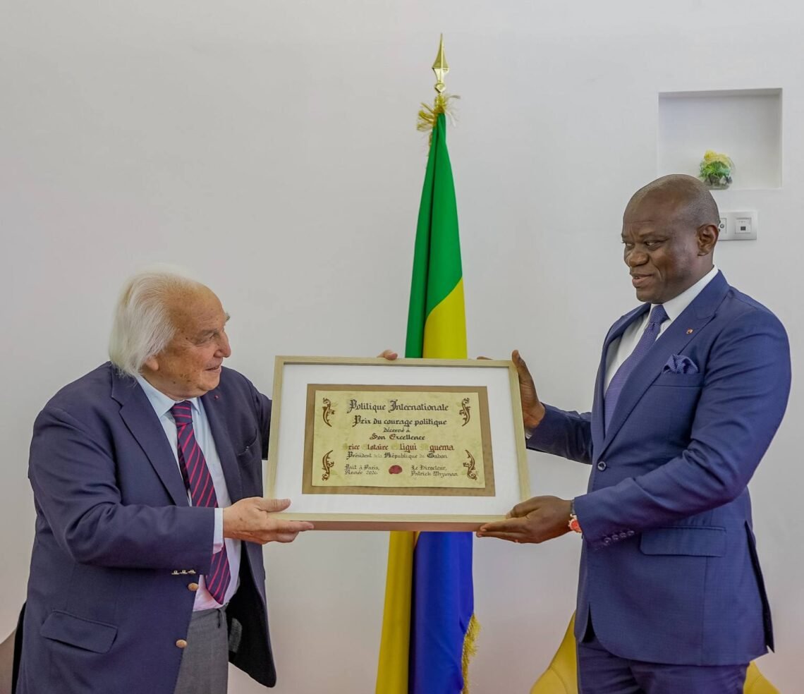 Prix du Courage Politique : en France, Brice Clotaire Oligui Nguema consacre une vision de transformation au service du Gabon