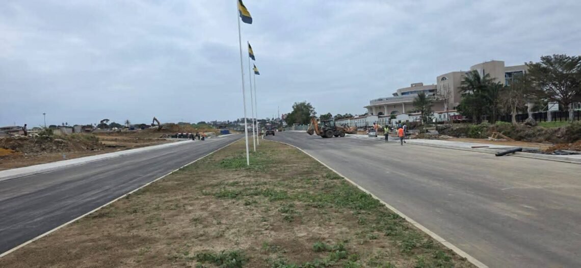 Boulevard de la Transition : un réseau électrique de la SEEG ralentit l’avancée du chantier